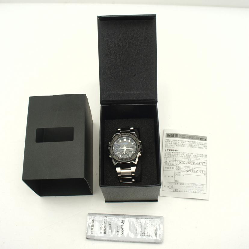 CASIO カシオ/G-SHOCK/G-STEEL/タフソーラー×スマホリンク/GST-B400XD-1A2JF//003*****/ABランク/09