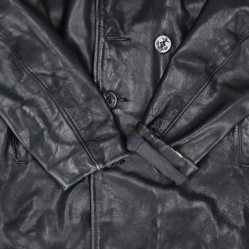 Schott Schott/740NPEAJACKET/レザーピーコート/90's/USA製/OLD/740N//ABランク/69