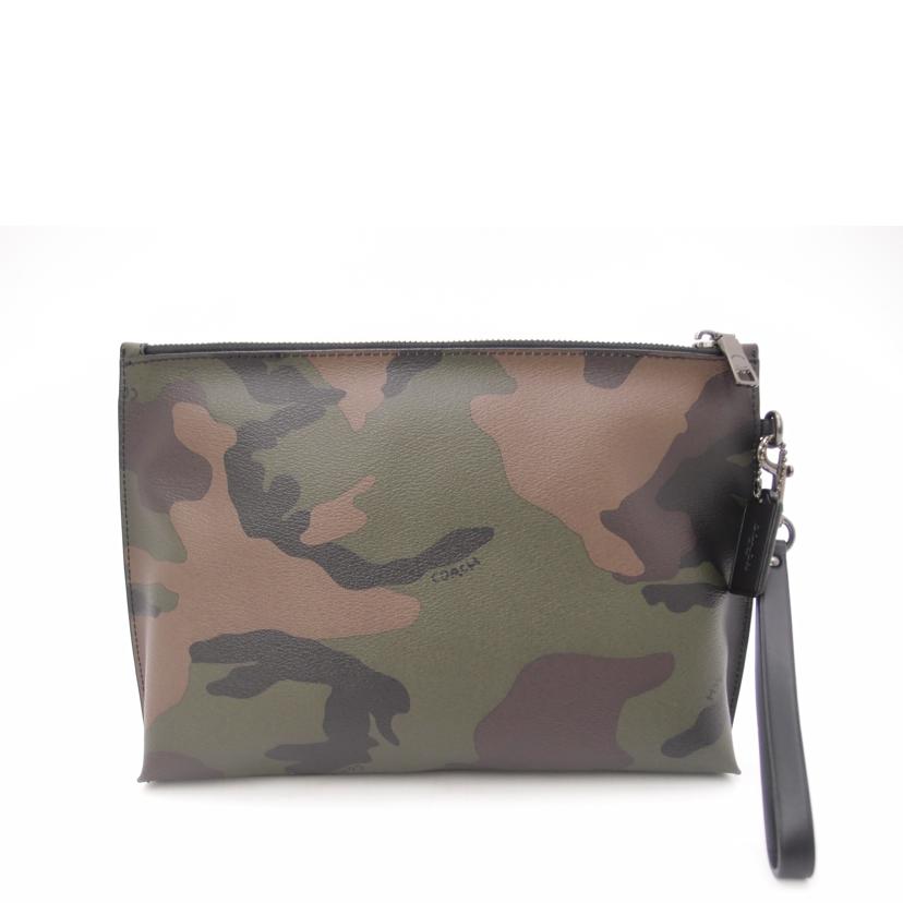 COACH コーチ/カモフラージュ柄セカンドバッグ/ブラック/F29127//K18**/SAランク/69