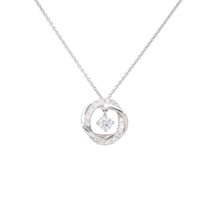 Pt850/900/Pt850/900ダイヤネックレス0.23/3.8//0.23/Aランク/75