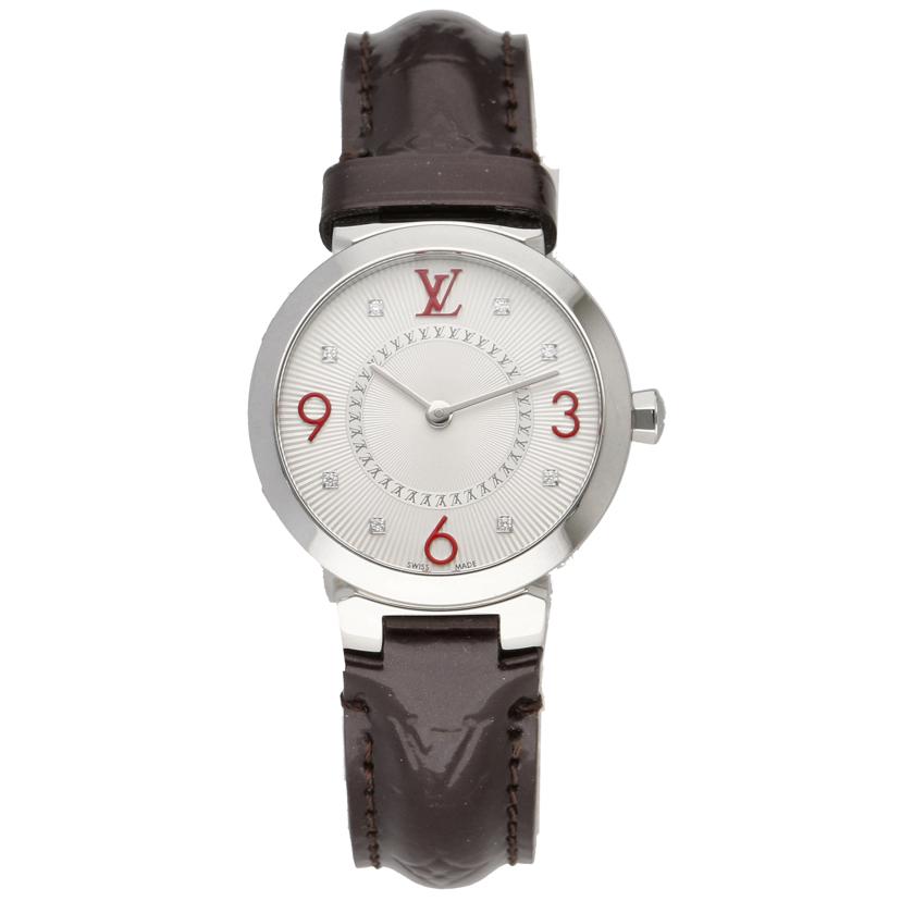 LOUIS VUITTON ルイ・ヴィトン/タンブール・スリム27・8Pダイヤ/レディース/クォーツ/Q12MGA//TH2***/Aランク/75