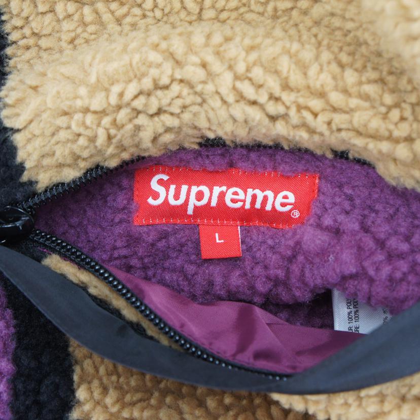 Supreme シュプリーム/20AWリバーシブルカラーブロックドフリースジャケット//Aランク/09