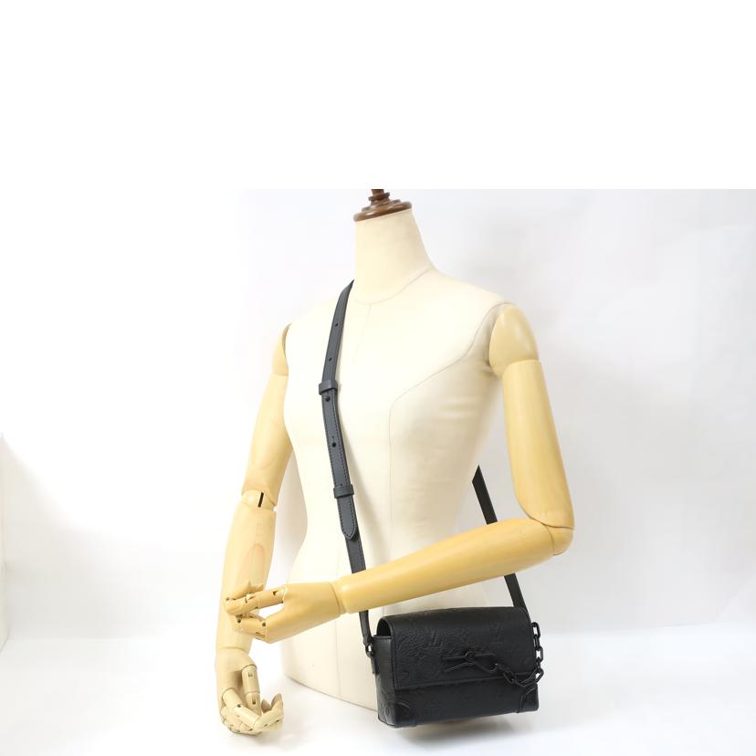 LOUIS VUITTON ルイ・ヴィトン/スティーマーウェアラブルウォレット ショルダーミニバッグ ブラック/M81746//ICタ**/ABランク/65