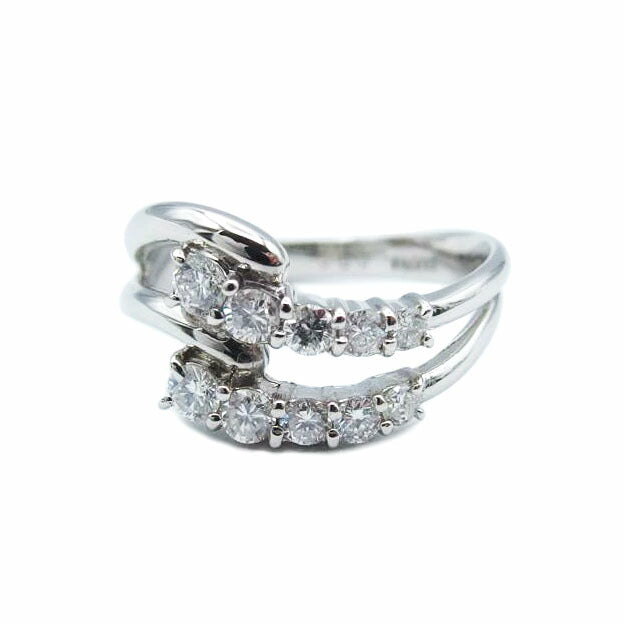 PT900ダイヤリング0.50ct#13//ABランク/04