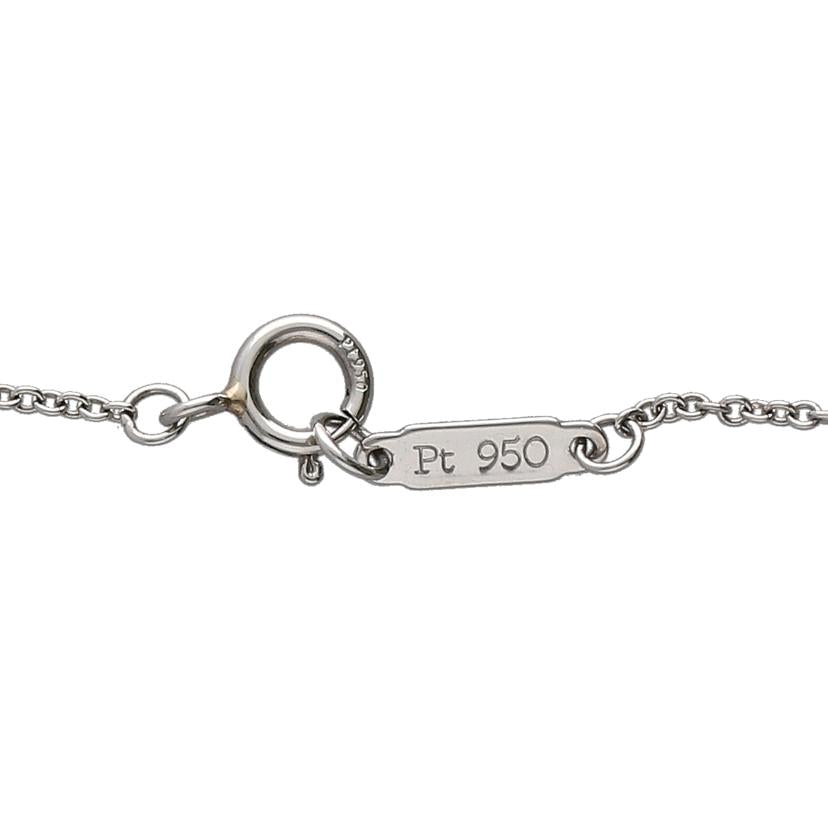 TIFFANY&Co ティファニー/PT950ペーパーフラワーファイヤーフライネックレス/アクアマリン/4.0/40.5cm//Aランク/75