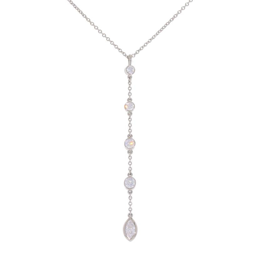 TIFFANY ティファニー/◎PT950ドロップダイヤネックレス//Aランク/59