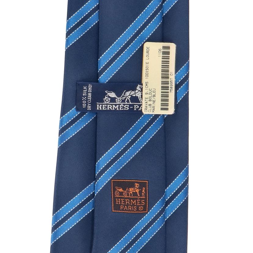 HERMES エルメス/HERMES/レジメンタルストライプシルクネクタイ//Aランク/75