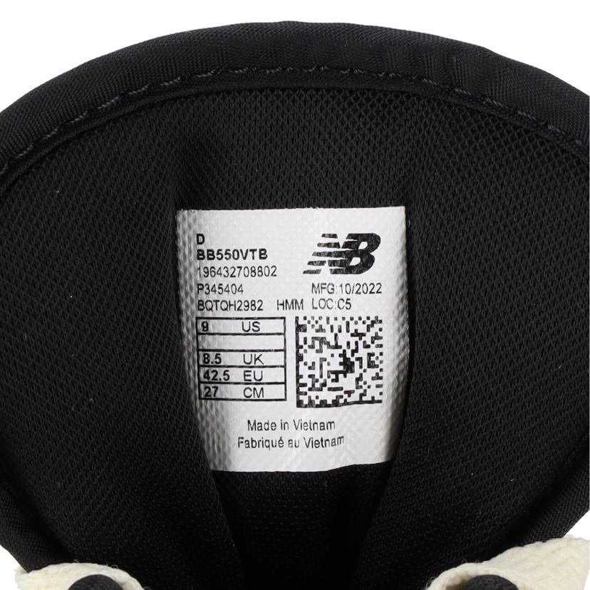 new balance ニューバランス/550 ローカットスニーカー/27.0cm/アイボリー×レッド/BB550VTB//Aランク/01