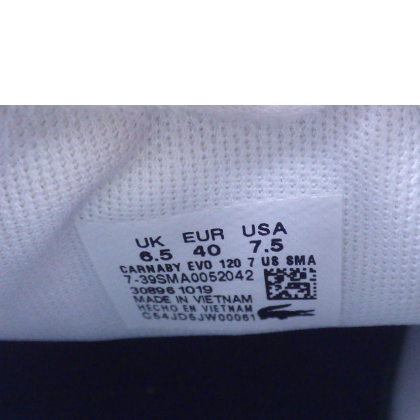 LACOSTE ラコステ/CARNABY EVO 120 7 US/7-39SMA0052042//ABランク/64