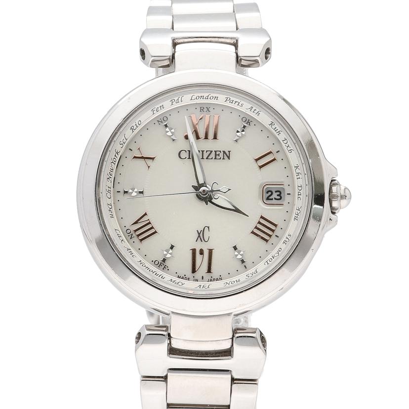 CITIZEN シチズン/ XC/ エコドライブ/ ホワイト文字盤/H240-T019072//291******/Aランク/70