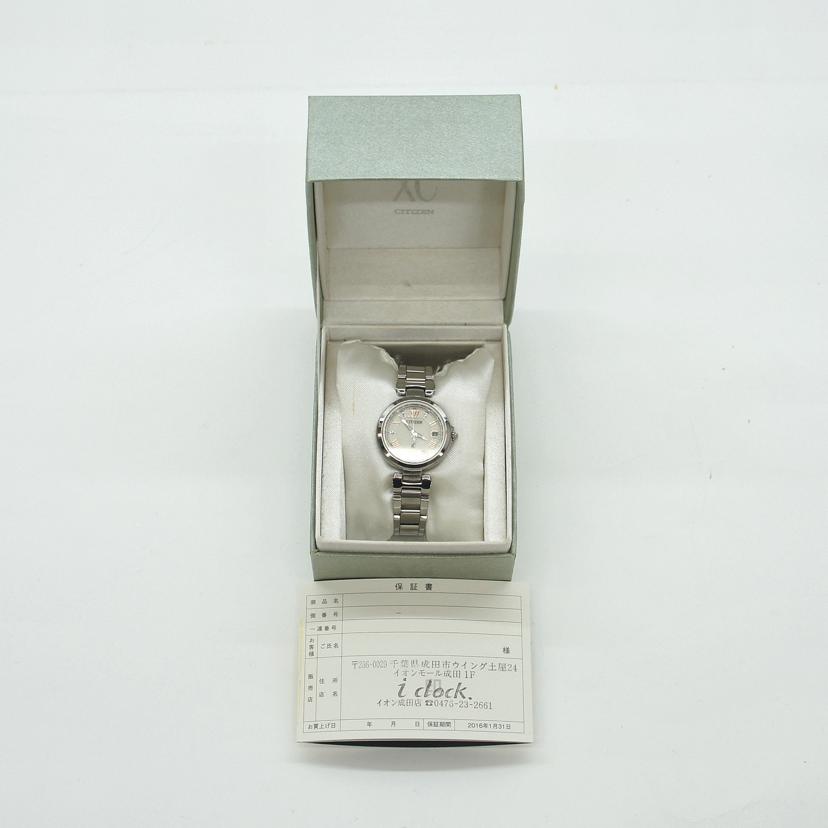 CITIZEN シチズン/ XC/ エコドライブ/ ホワイト文字盤/H240-T019072//291******/Aランク/70