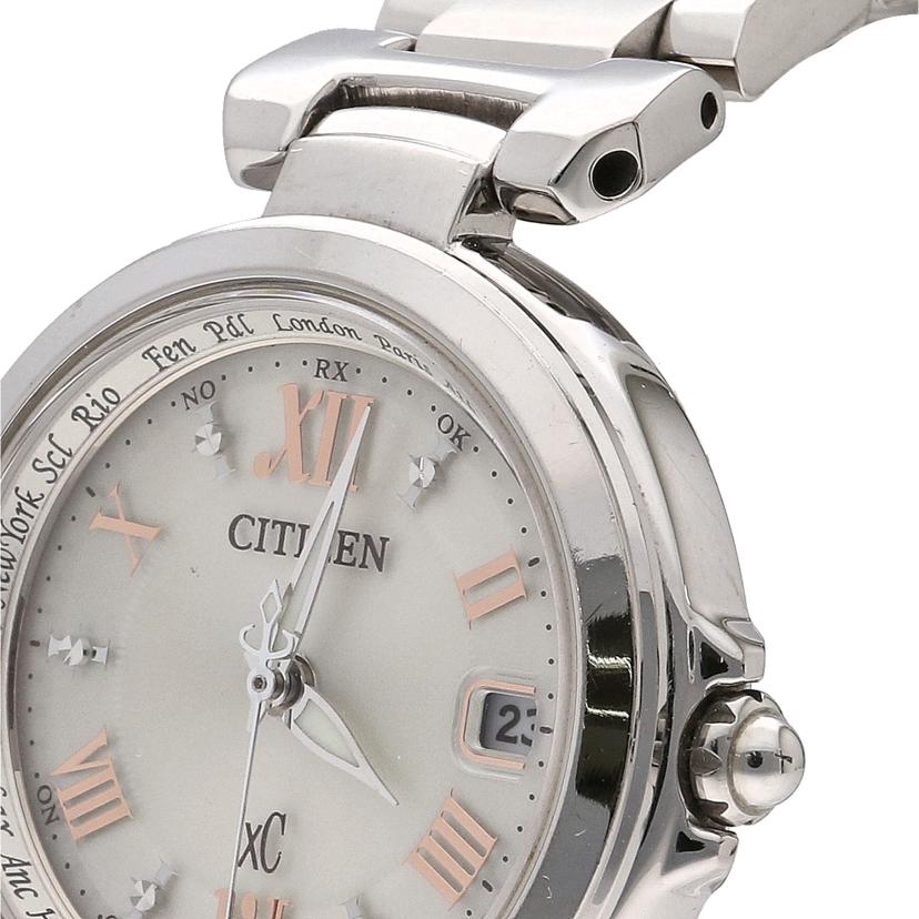 CITIZEN シチズン/ XC/ エコドライブ/ ホワイト文字盤/H240-T019072//291******/Aランク/70