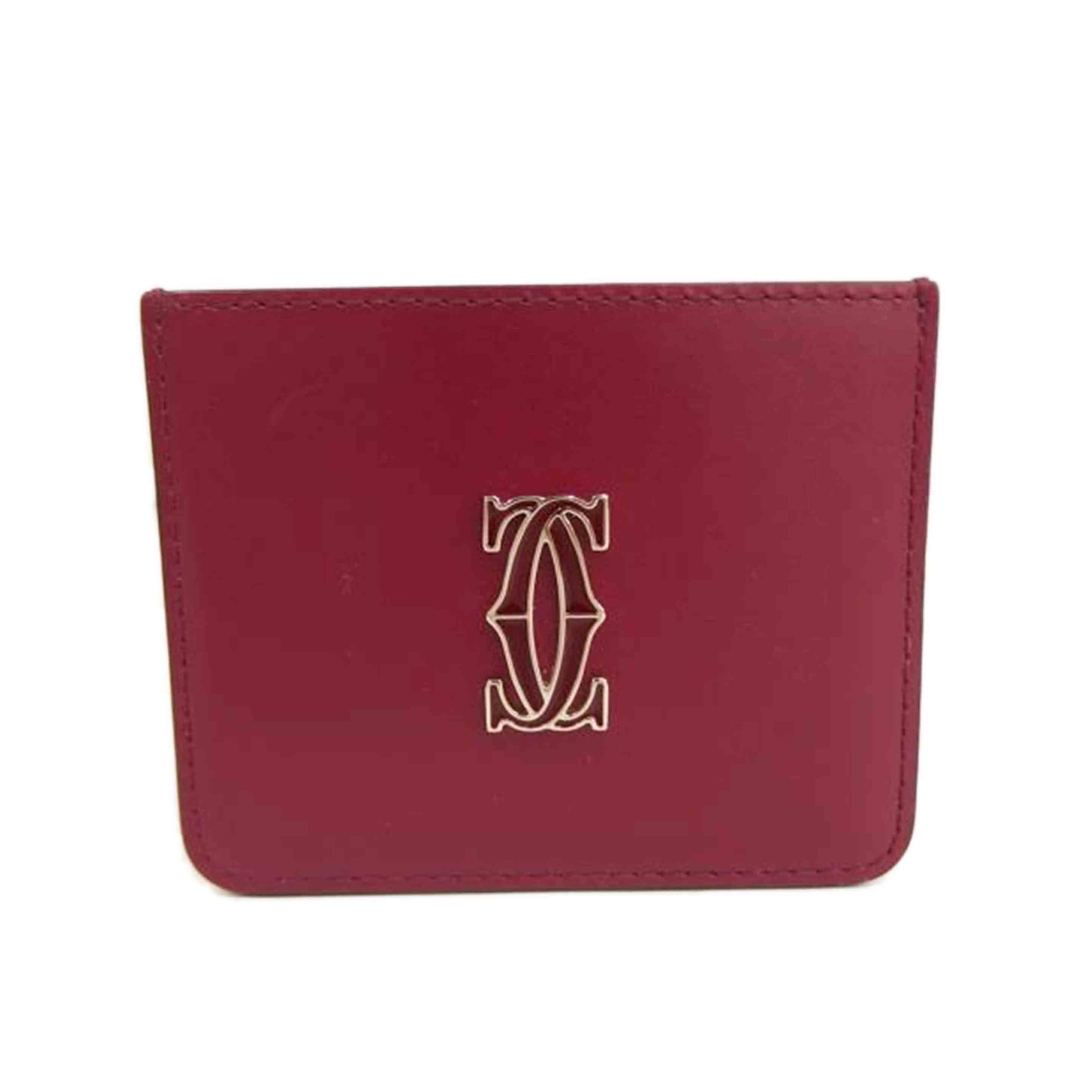 Cartier カルティエ/Cドウカルティエ/カードホルダー/カーフ/L3001887//ABランク/82