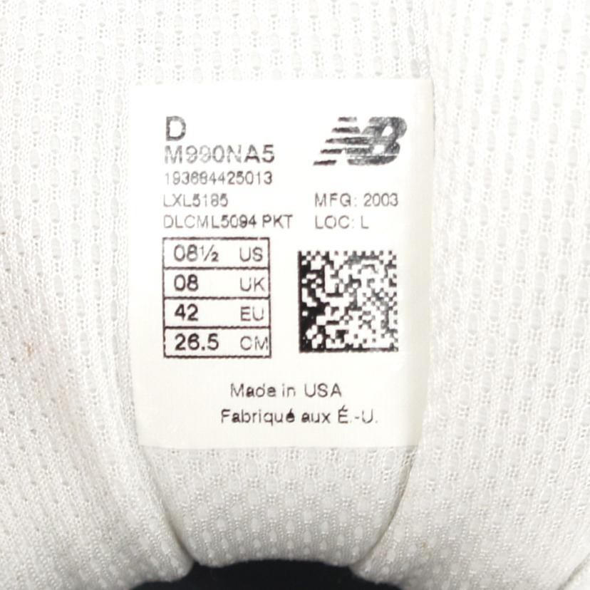 new balance ニューバランス/M990NA5/M990NA5//SAランク/75
