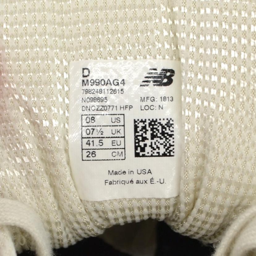 new balance ニューバランス/M990AG4/M990AG4//SAランク/75