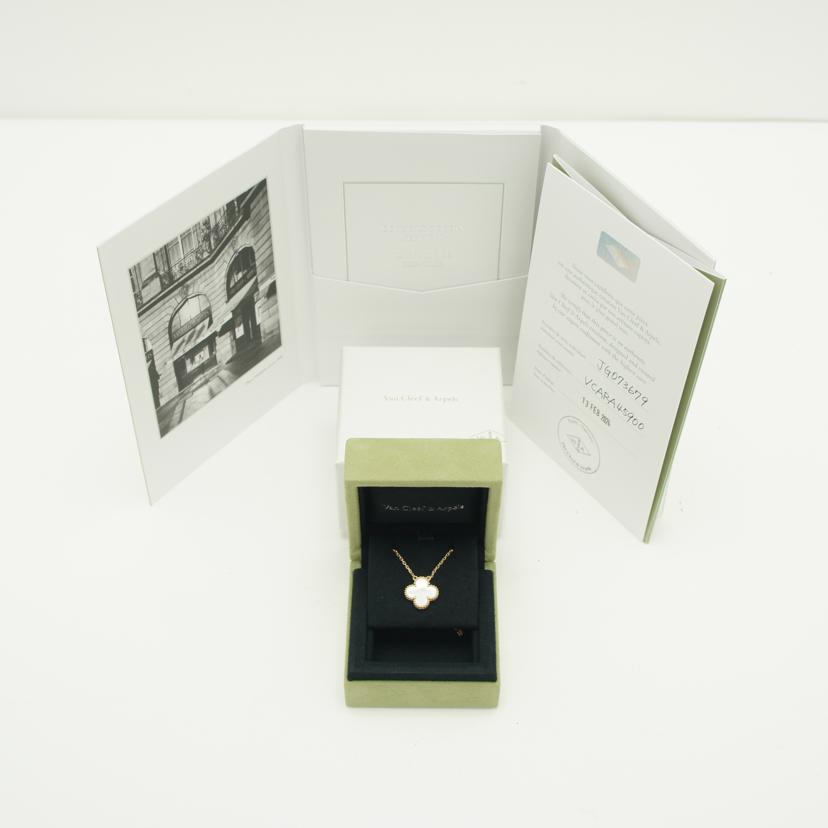 VCA ヴァンクリーフ&アーペル/◎K18ヴィンテージアルハンブラシェルネックレス//Aランク/59