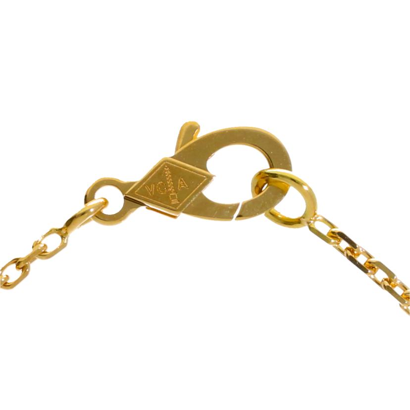 VCA ヴァンクリーフ&アーペル/◎K18ヴィンテージアルハンブラシェルネックレス//Aランク/59