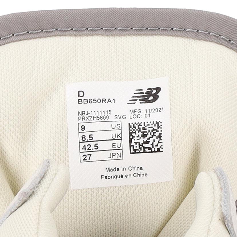 new balance×aime leon dore ニューバランス×エメレオンドレ/650R ハイカットスニーカー/27.0cm/ホワイト×グレー/BB650RA1//SAランク/01