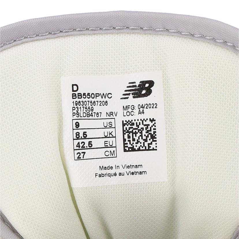 new balance ニューバランス/550 ローカットスニーカー/27.0cm/ホワイト×グリーン/BB550PWC//SAランク/01