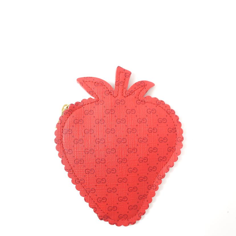 GUCCI グッチ/マイクロGG コインケース/キーリング ストロベリー 苺/576493//ABランク/65