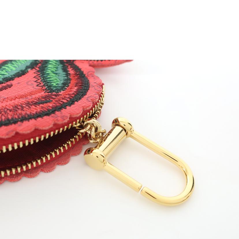 GUCCI グッチ/マイクロGG コインケース/キーリング ストロベリー 苺/576493//ABランク/65
