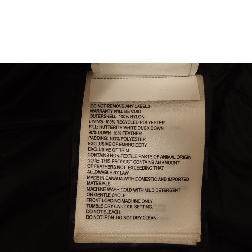 CANADA GOOSE カナダグース/MENS LODGE HOODY FUSION FITダウンジャケット/ブラック/5055MA//Bランク/82
