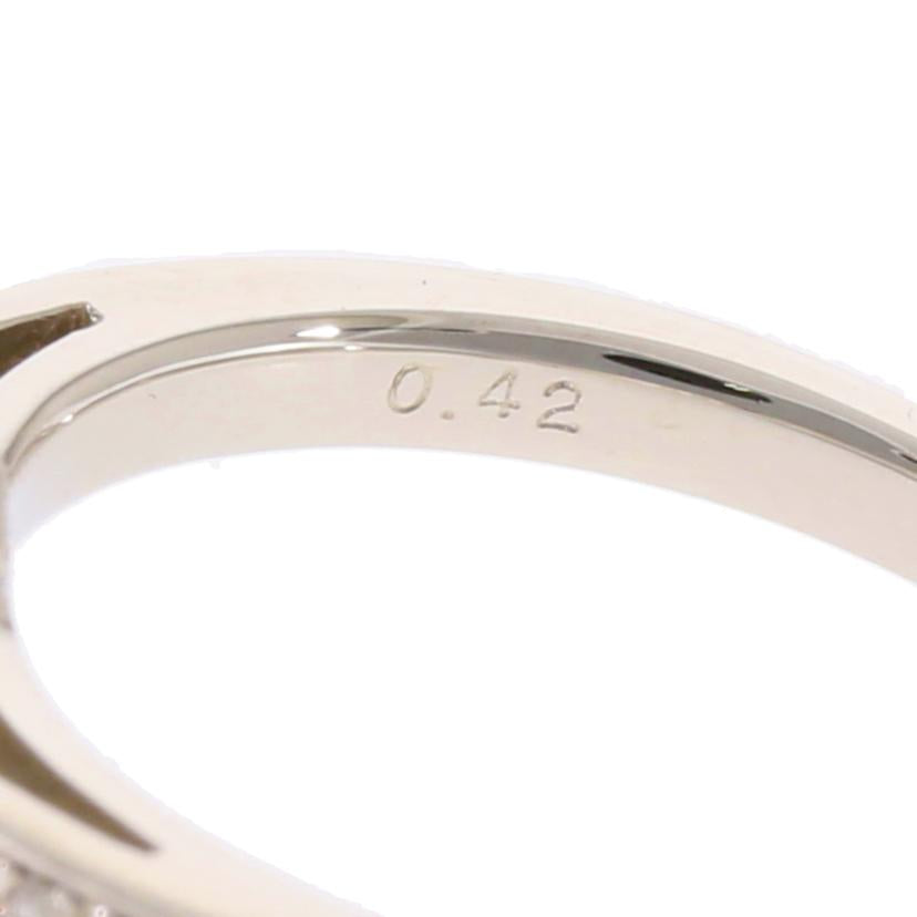 / Pt900ダイヤリング0.445/0.42ct//Aランク/05
