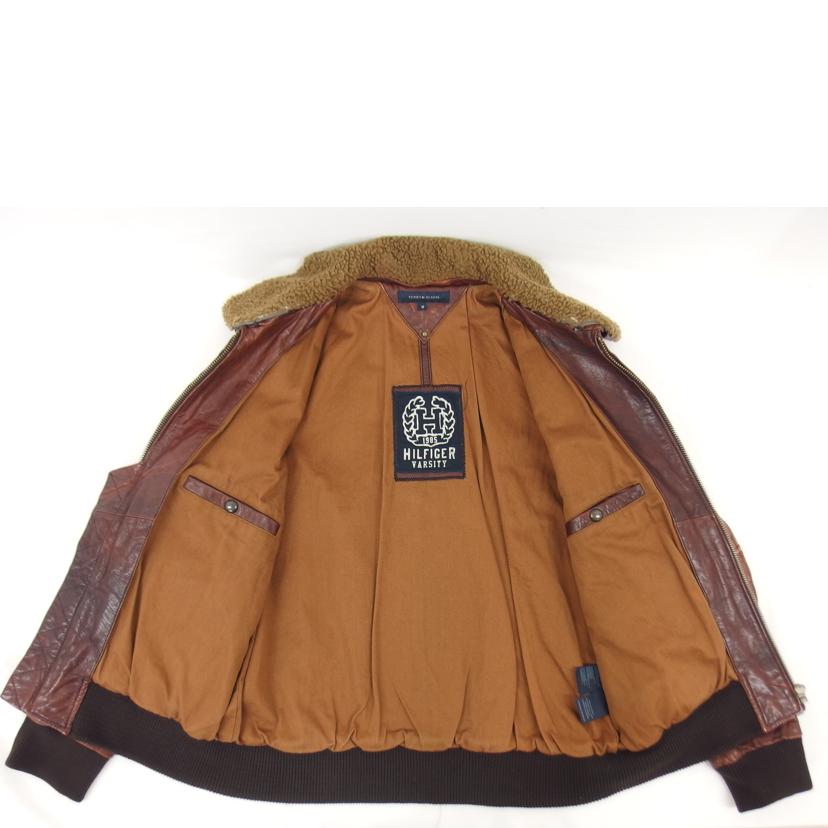 TOMMY HILFIGER トミーヒルフィガー/フライトジャケット/山羊革/11-2611616-520//Bランク/04