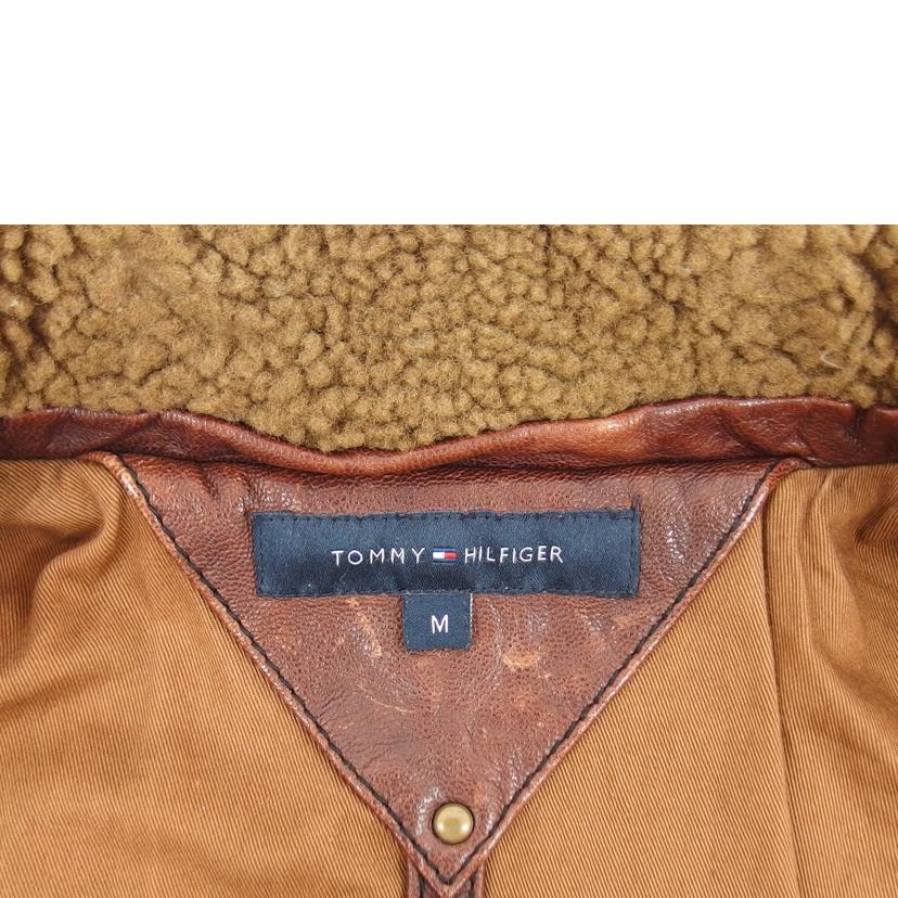 TOMMY HILFIGER トミーヒルフィガー/フライトジャケット/山羊革/11-2611616-520//Bランク/04