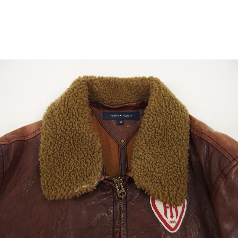 TOMMY HILFIGER トミーヒルフィガー/フライトジャケット/山羊革/11-2611616-520//Bランク/04