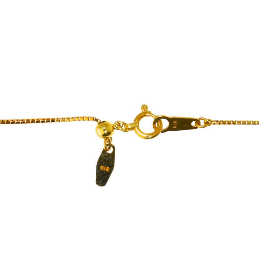 / K18ダイヤネックレス0.517/0.28ct//Aランク/92