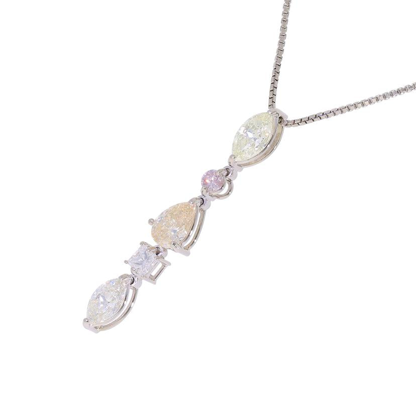 /◎PT900/850ダイヤネックレス1.85ct//Aランク/59