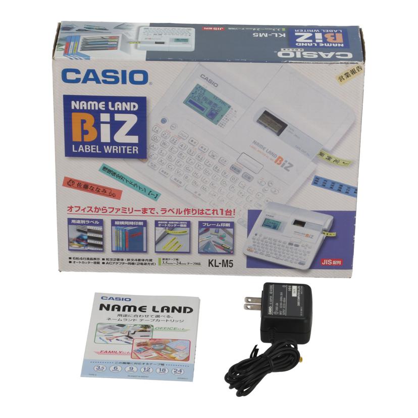 CASIO カシオ /ラベルライター/NAME LAND BiZ/KL-M5//902ER/Bランク/22