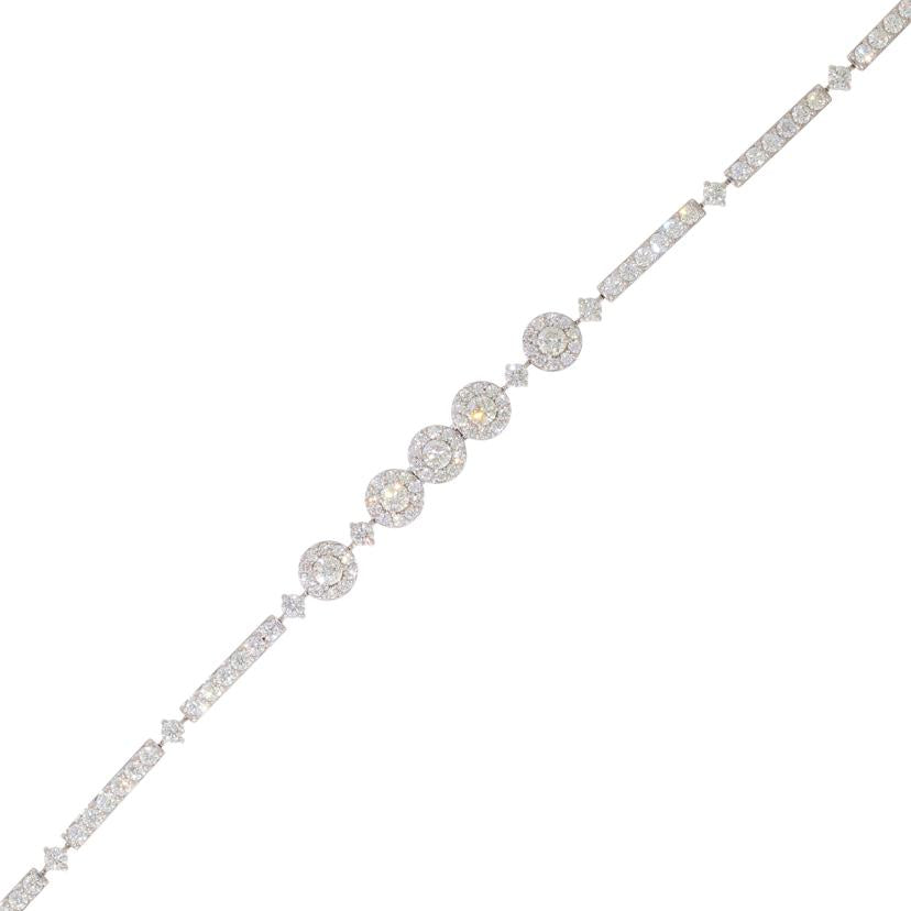 /◎PT950/850ダイヤブレスレット2.20ct//Aランク/59