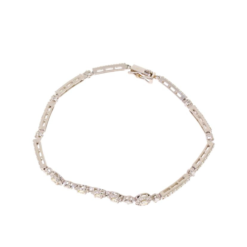 /◎PT950/850ダイヤブレスレット2.20ct//Aランク/59