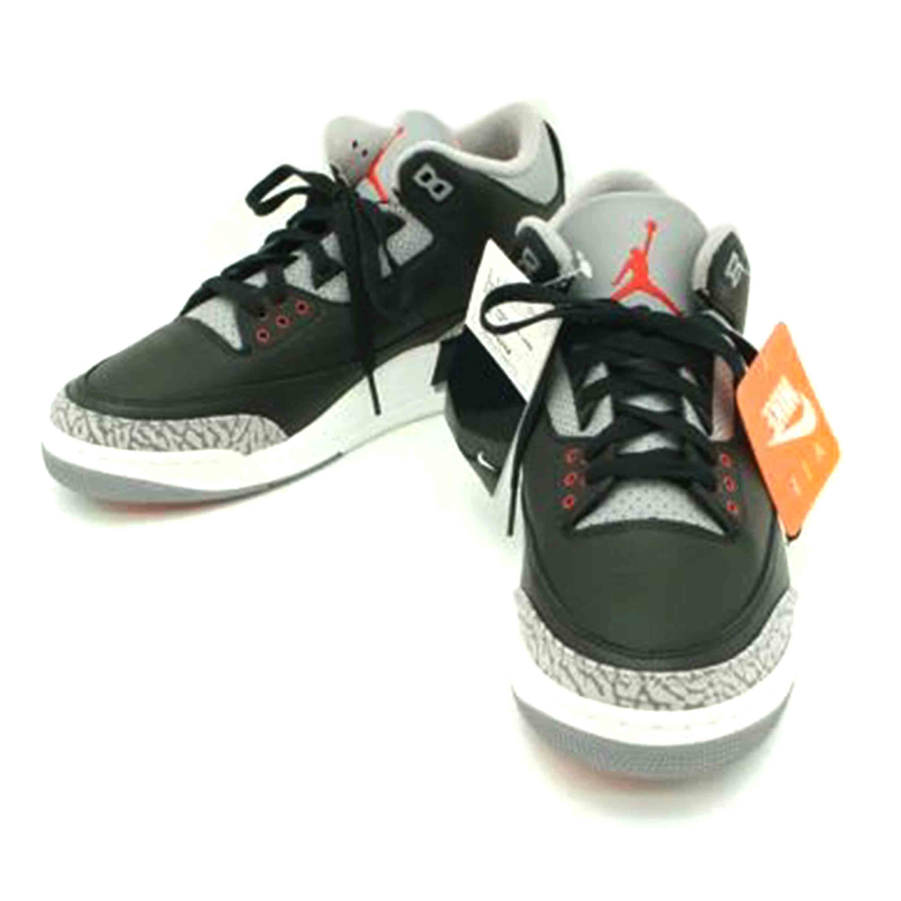 NIKE ナイキ/AIR JORDAN 3 RETRO Black Cement/DN3707-010//Sランク/05