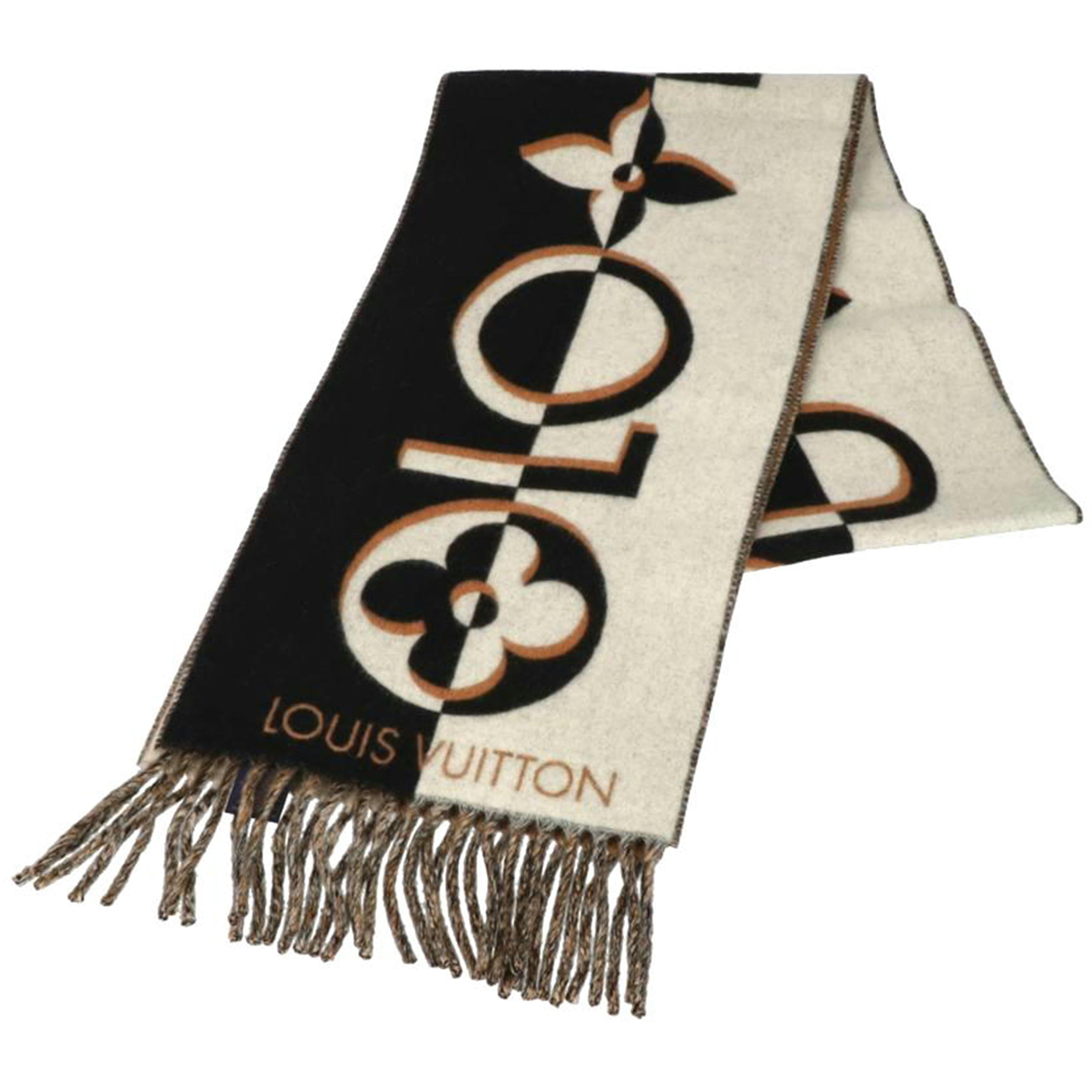 LOUIS VUITTON ルイ・ヴィトン/マフラーデユオインフニテイ/M90806//Aランク/94