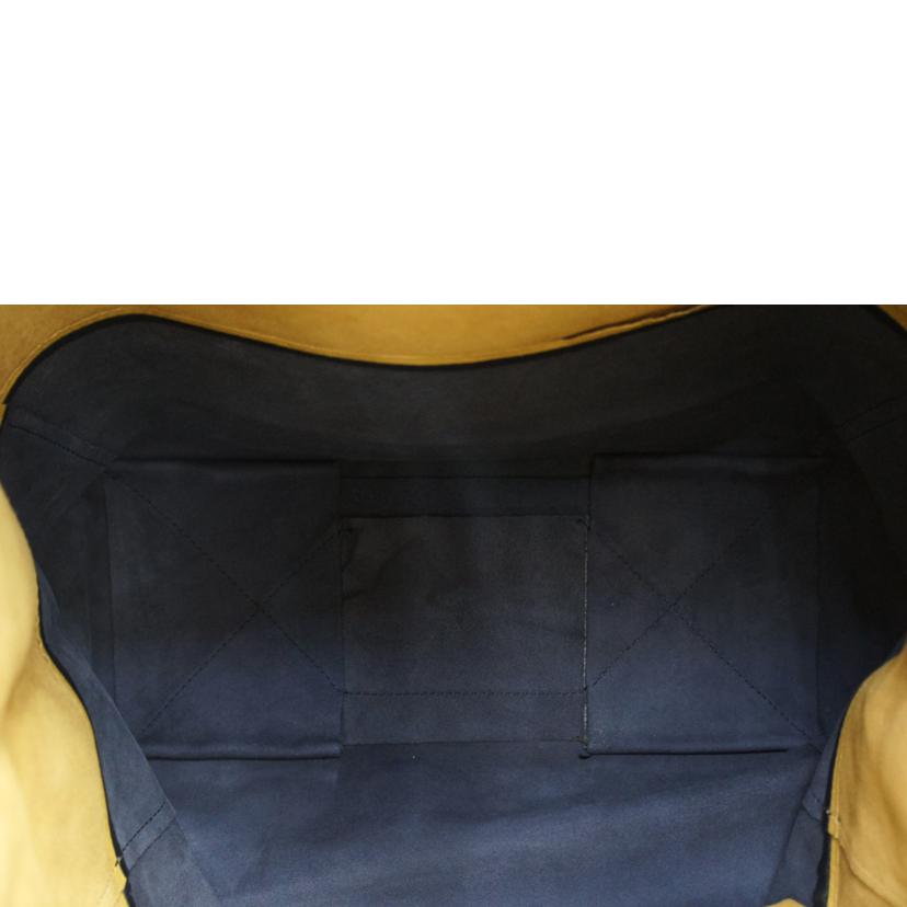 CELINE セリーヌ/ホリゾンタルカバレザートート/オーカー×ブラック//ABランク/75