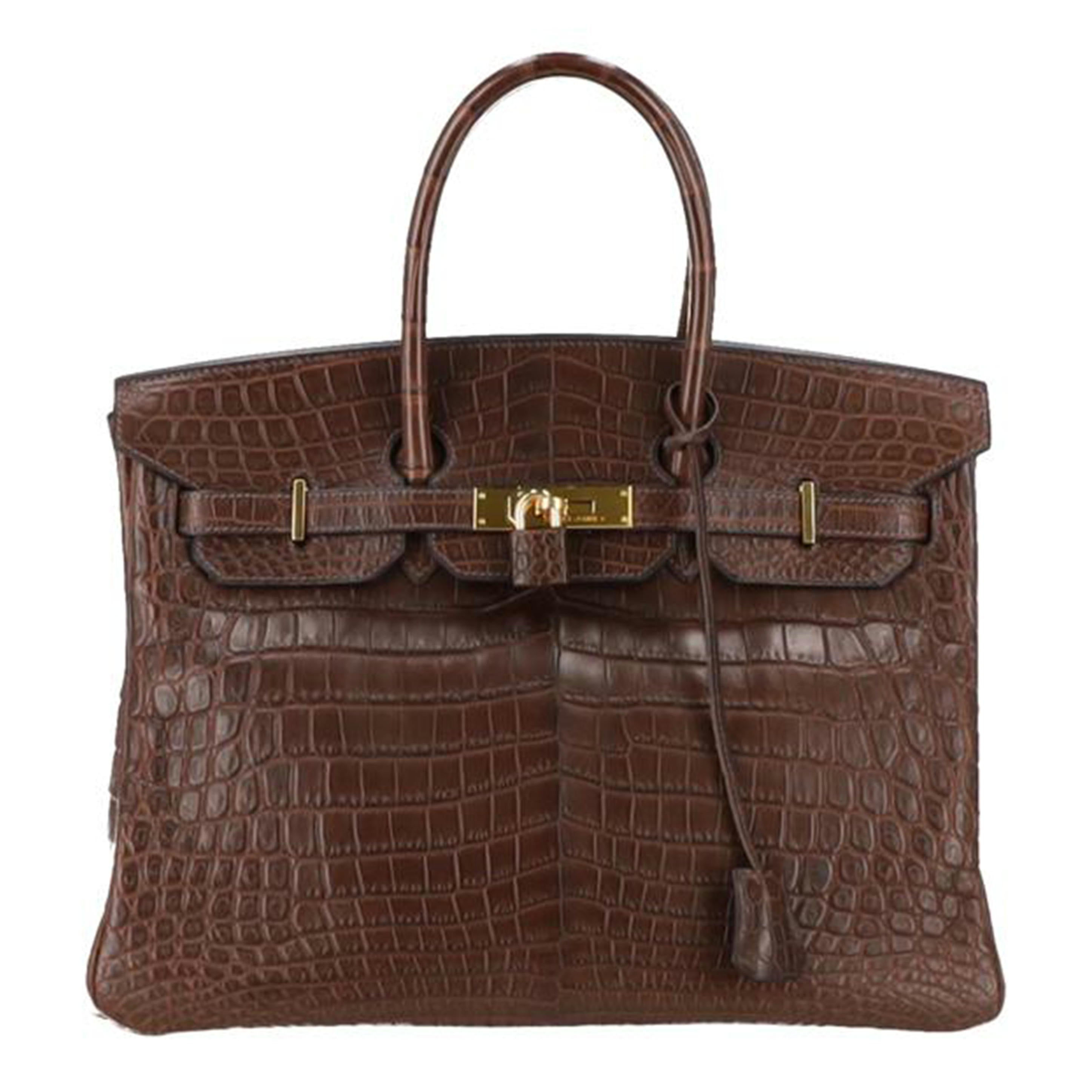 HERMES エルメス/バーキン35/マットニロティカス/ブラウン//□E/Aランク/91