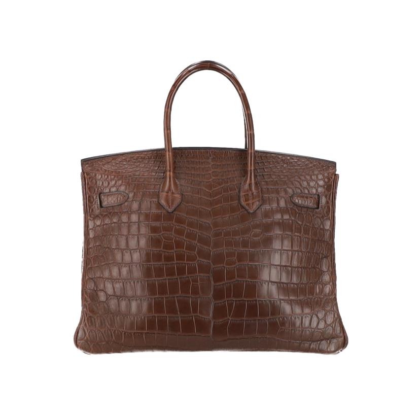 HERMES エルメス/バーキン35/マットニロティカス/ブラウン//□E/Aランク/91