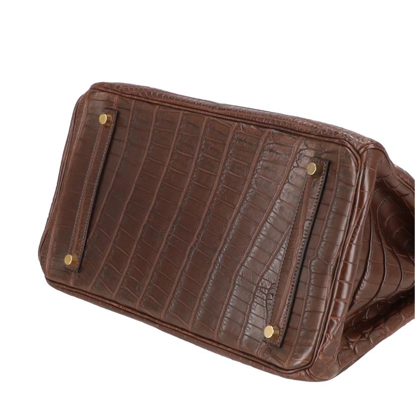 HERMES エルメス/バーキン35/マットニロティカス/ブラウン//□E/Aランク/91