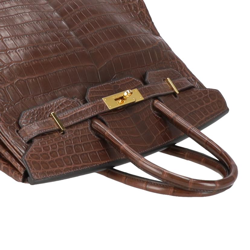 HERMES エルメス/バーキン35/マットニロティカス/ブラウン//□E/Aランク/91