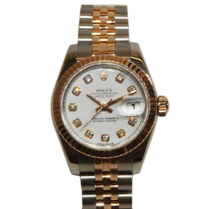 ROLEX ロレックス/デイトジャスト/コンビ/10Pダイヤ/179171G/G49****/ROLEX/Aランク/92【中古】