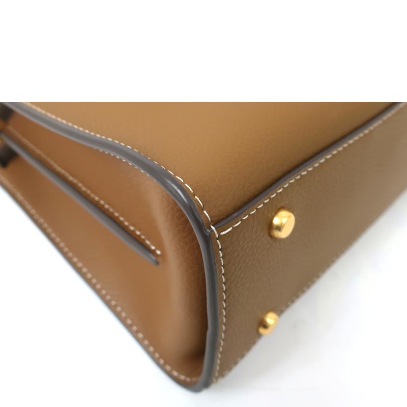 TORY BURCH トリーバーチ/2WAY レザーショルダーバッグ ブラウン//SAランク/65
