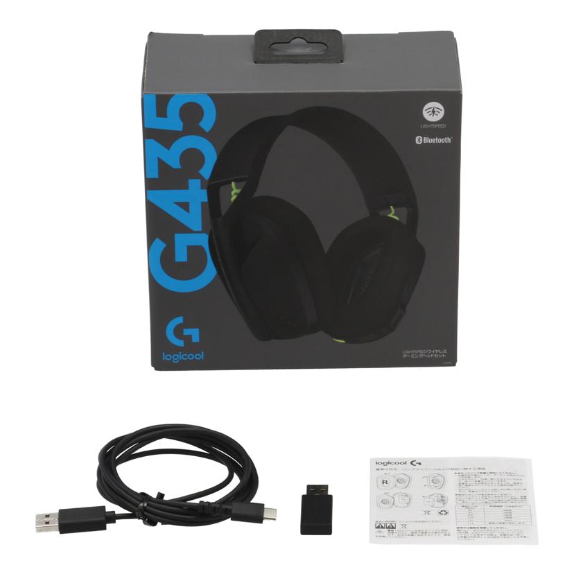 Logicool ロジクール /ワイヤレスゲーミングヘッドセット/G435BK//-E13FHW9/Bランク/77