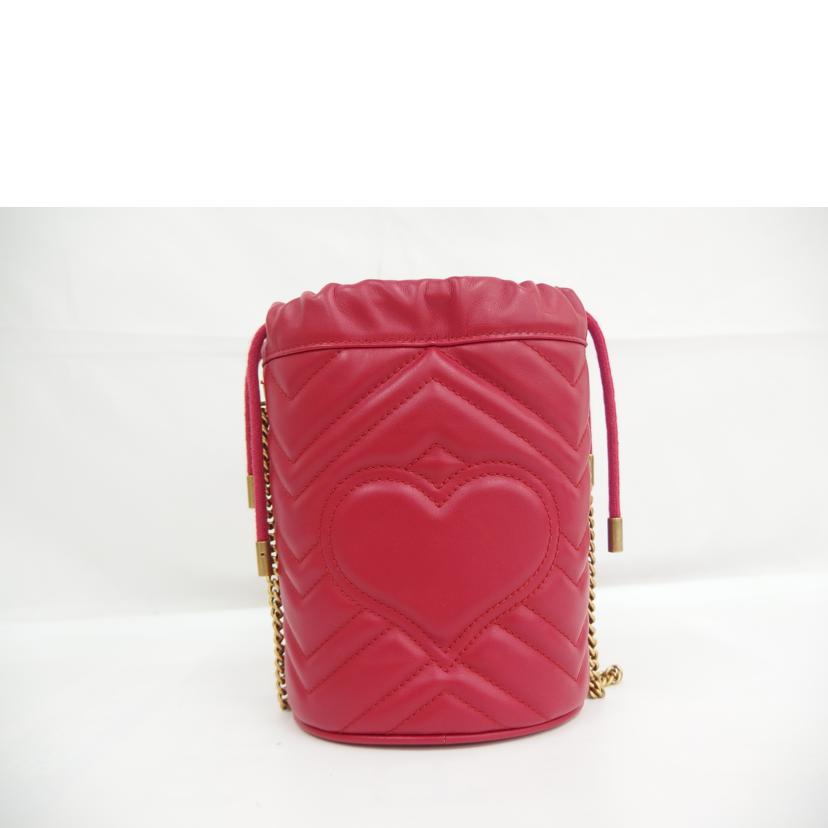 GUCCI グッチ/GGマーモント チェーンショルダーバッグ/赤/575168//Aランク/82