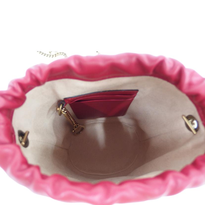 GUCCI グッチ/GGマーモント チェーンショルダーバッグ/赤/575168//Aランク/82