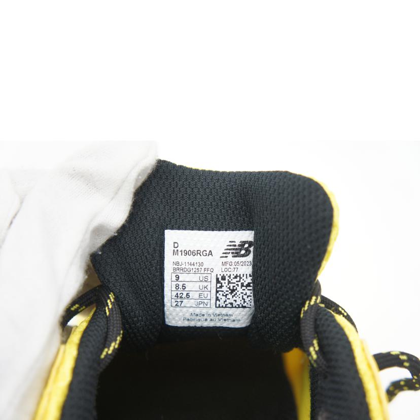 NB ニューバランス/ガニー×1906R/イエロー/M1906RGA//サイズ:27cm/Aランク/75