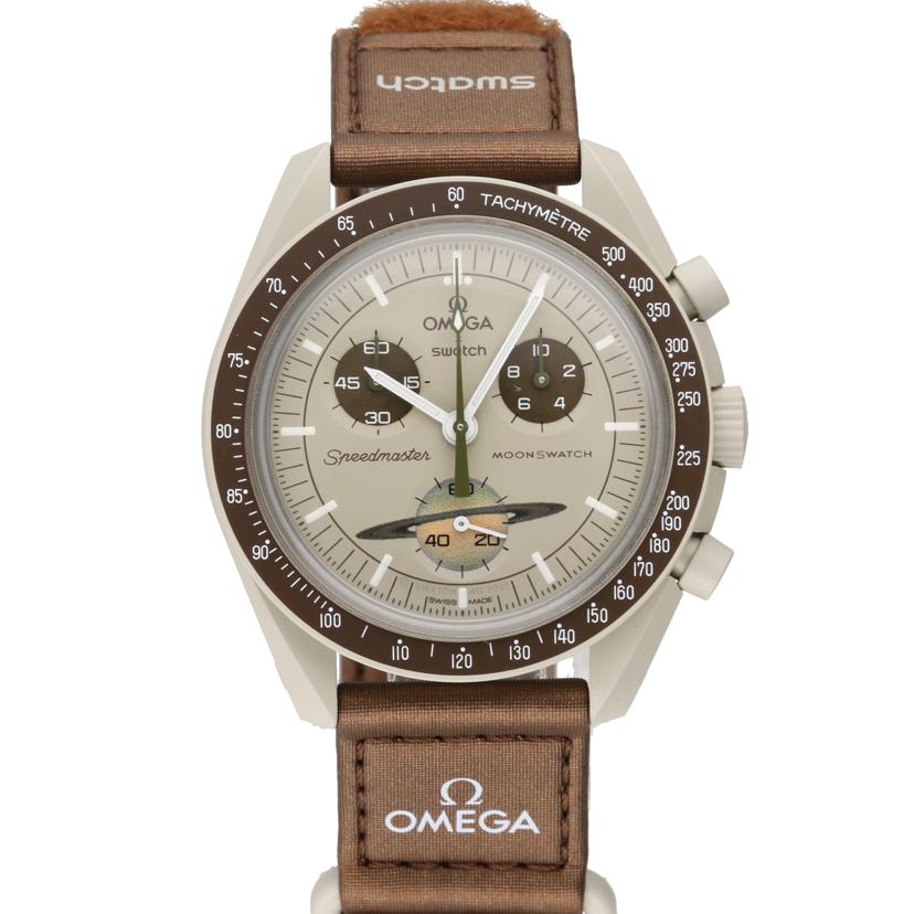 OMEGA×swatch オメガ×スウォッチ/ムーンスウォッチ/MISSION TO SATURN/クオーツ/SO33T100//Aランク/84