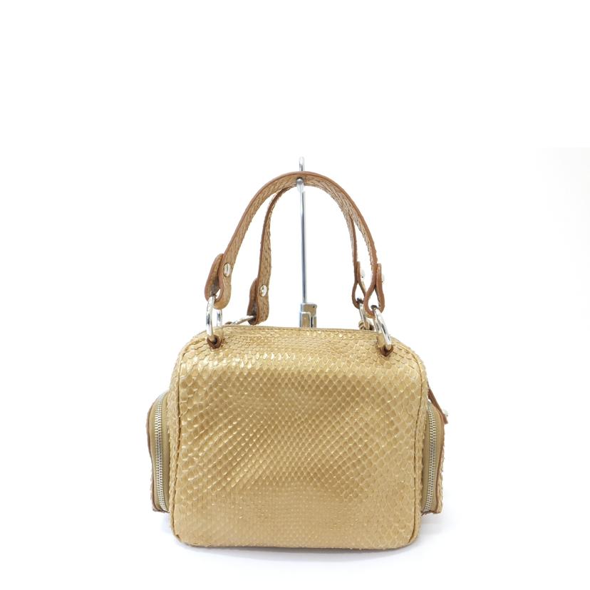 TOD'S トッズ/パイソンレザーミニハンドバッグ//ABランク/88